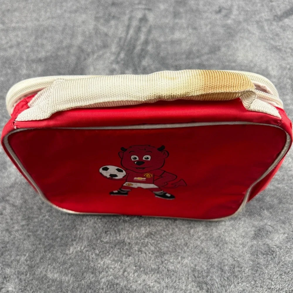 Manchester United Official Member Red Insulated Lunch Bag Fred the Red Mascot‎